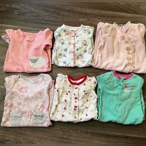 6 piece bundle, size: 3 months